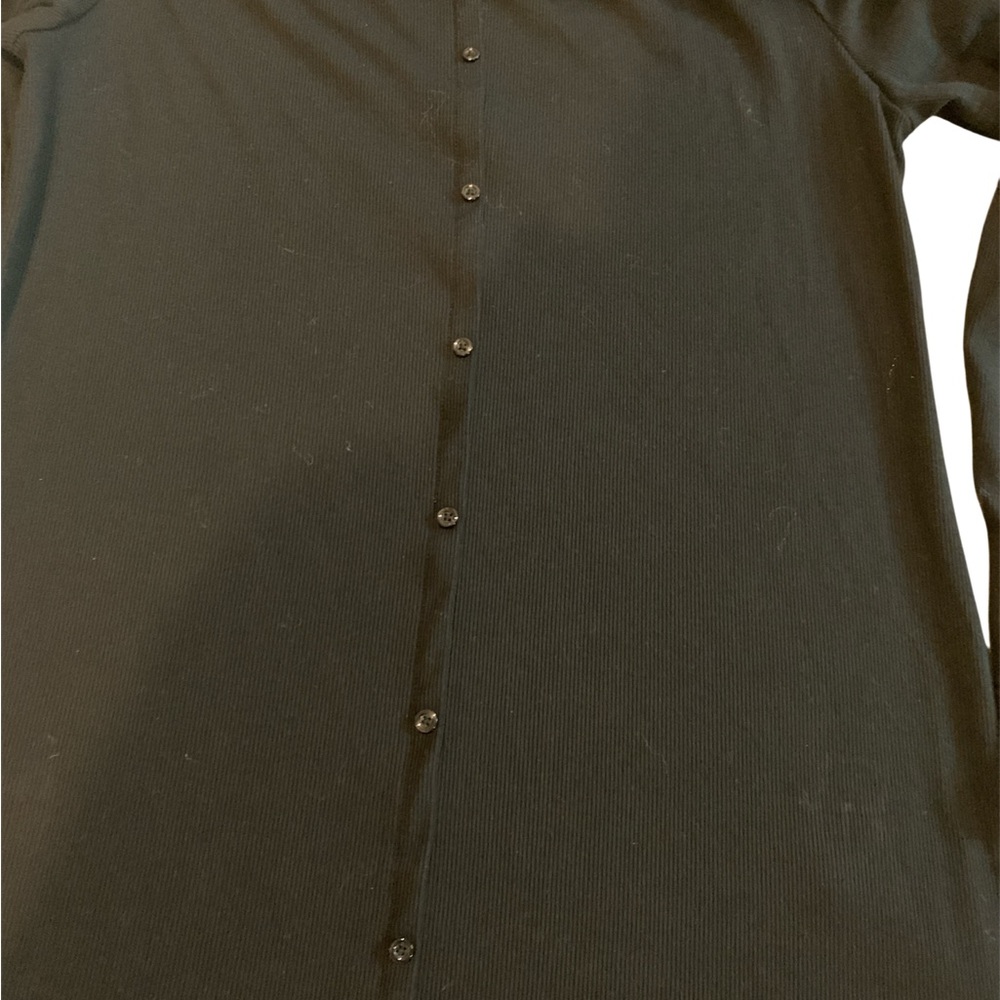 Wild Fable Black Ribbed Top - Picture 5 of 7